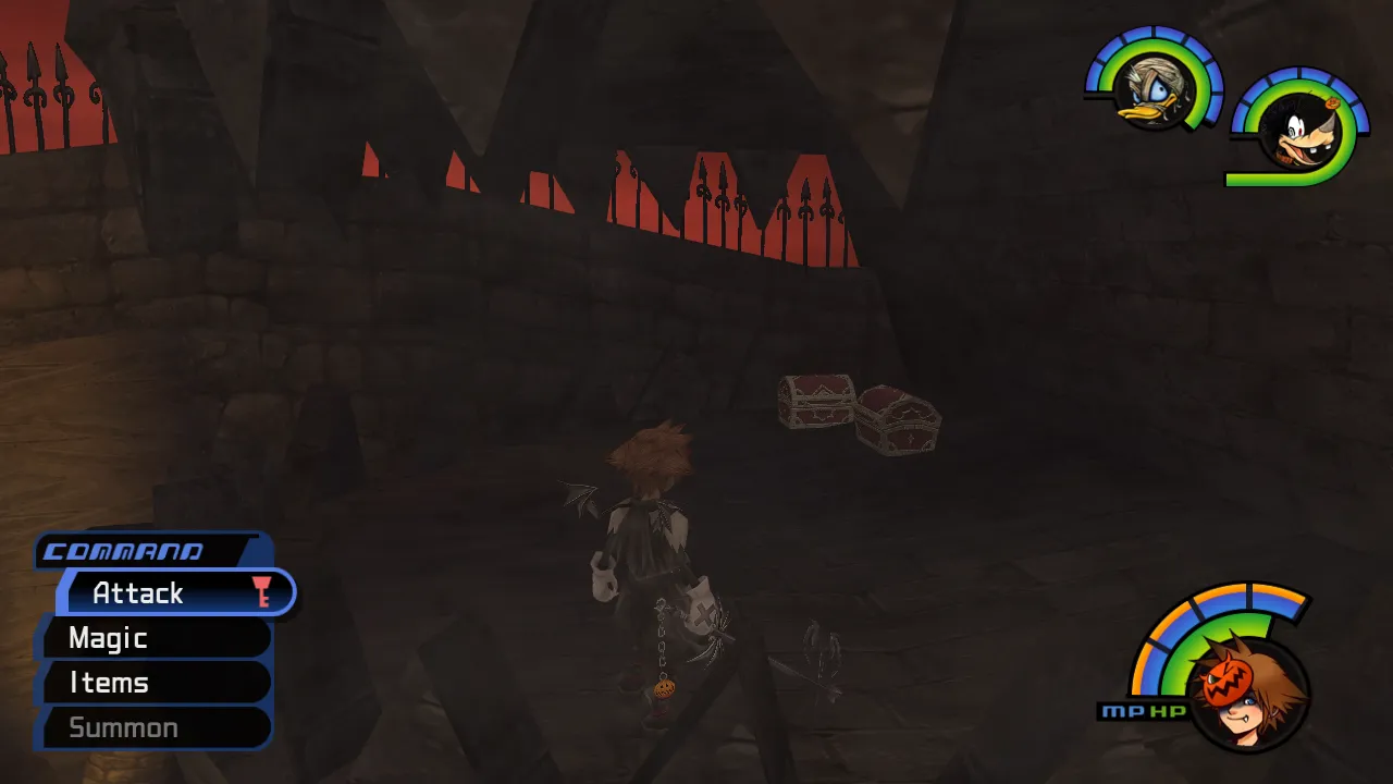 Halloween Town Guillotine Square Pumpkin Structure Right Chest